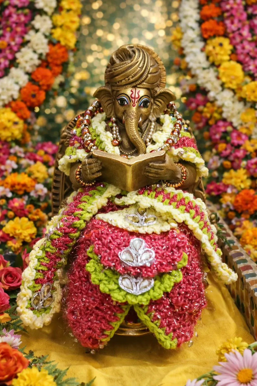 Ganesha crochet poshak